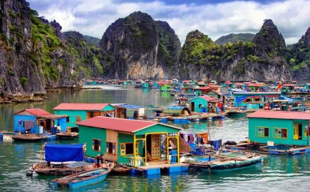 Villaggio dei pescatori di Ba Hang