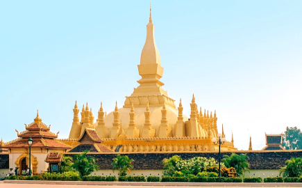 Tempio d'oro Wat Pha That Luang, Vientiane
