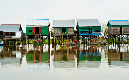 Viaggio Cambogia Villaggio Galleggiante Kampong Khleang