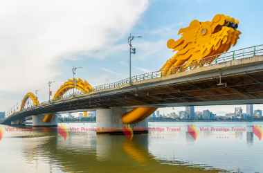 Ponte di Dragon a Da Nang 