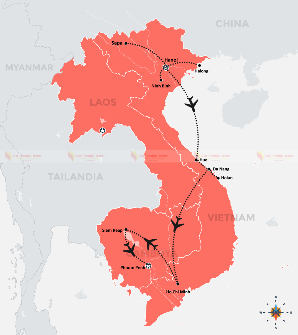 VIAGGIO AFFASCINANTE TRA VIETNAM E CAMBOGIA