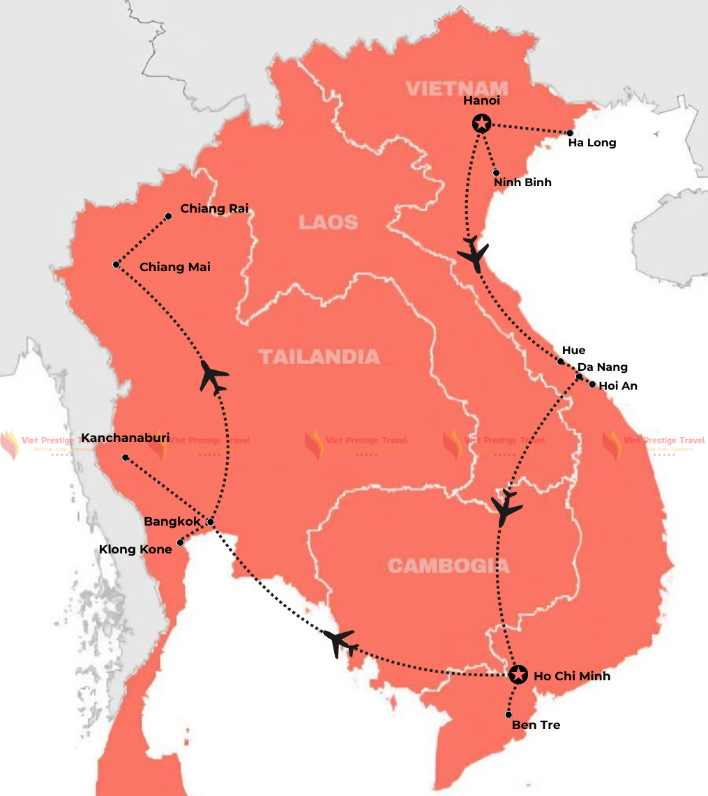 TOUR INCANTEVOLI TESORI DEL VIETNAM E DELLA THAILANDIA